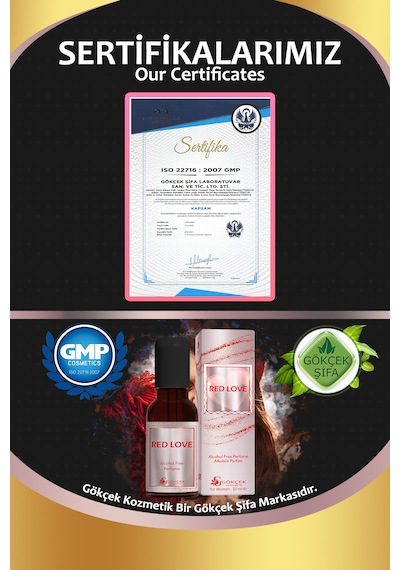 Gökçek Şifa Red Love Kadın Parfüm 10 ML