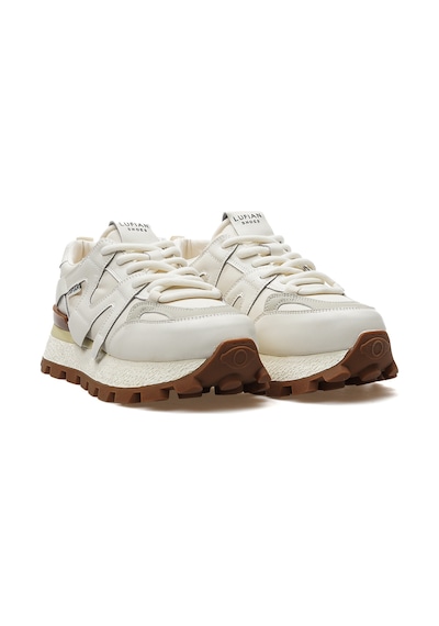 Lufian Emıly Kadın Deri Sneaker Günlük Spor Ayakkabı 25y 121230019 Z Beyaz Beyaz