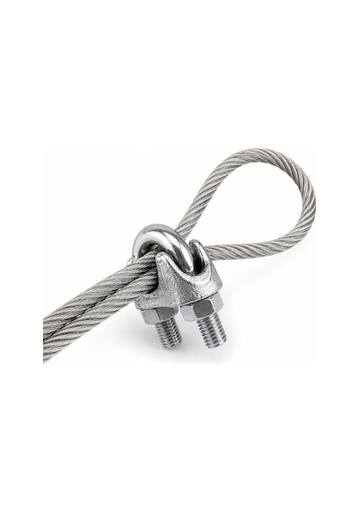 Aletçantam Klemens Çelik Halat Klemensi  (5 li paket) 8 mm
