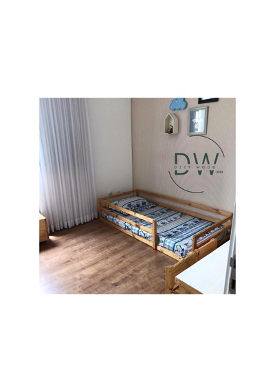 Unisex Montessori Bebek Ve Çocuk Karyolası Doğal Ahşap Yatak Bej Unisex Montessori Bebek Ve Çocuk Karyolası Doğal Ahşap Yatak Bej