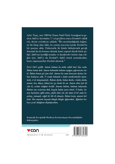 Evvelotel - Saklı - Ayfer Tunç -  Can Yayınları