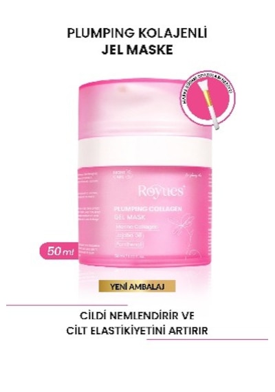 Royues Soyulabilir Kolajen Jel Yüz Maskesi 50 ML