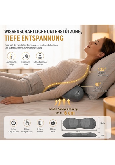 3'ü 1 Arada Sırt Masajı Cihazı, Masaj Cihazı, Isıtmalı, Titreşimli Ve Esnemeli Sırt Masajı, Masaj Yastığı, Hafızalı Köpükten Yapılmış Ergonomik Bel Desteği, Akıllı Kontrol Anahtarlı 3'ü 1 Arada Sırt Masajı Cihazı, Masaj Cihazı, Isıtmalı, Titreşimli Ve Esnemeli Sırt Masajı, Masaj Yastığı, Hafızalı Köpükten Yapılmış Ergonomik Bel Desteği, Akıllı Kontrol Anahtarlı