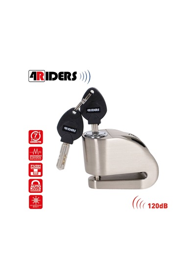 4riders Bull Disc 6mm Alarmlı Disk Kilidi