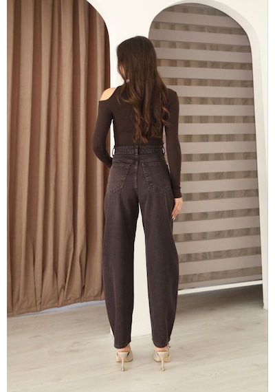 Modanida Kadın Kahverengi Jean Kot Pantolon Yüksek Bel Yıkamalı Mom Jeans Kot Pantolon Kahverengi Kahverengi Modanida Kadın Kahverengi Jean Kot Pantolon Yüksek Bel Yıkamalı Mom Jeans Kot Pantolon Kahverengi Kahverengi