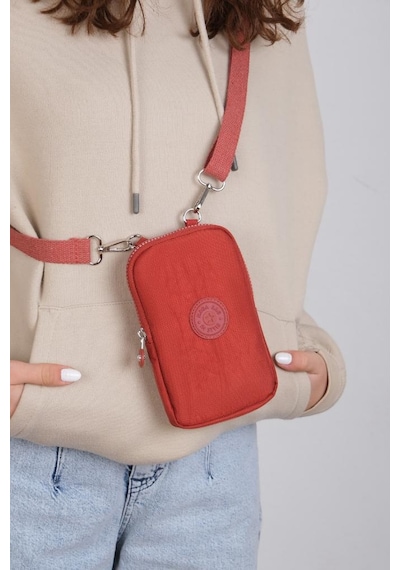 Baginn Klinkır Kumaş Mini Çapraz Askılı Kadın Cep Telefonu Çantası Mini Cüzdan Çanta 20 10 Cm Su İtici Kiremit