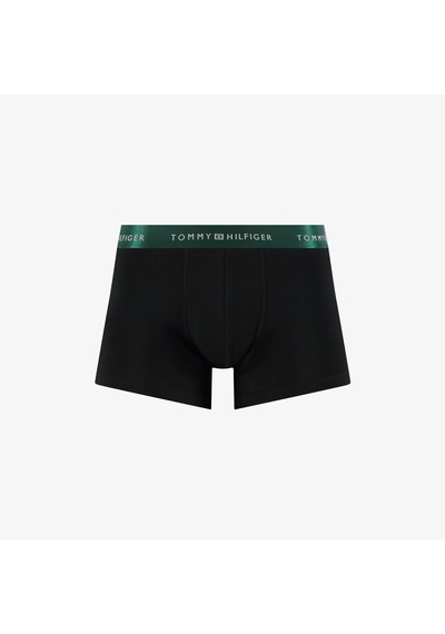 Tommy Hilfiger Trunk 3pk Erkek Siyah Boxer Düz Um0um03411 Siyah
