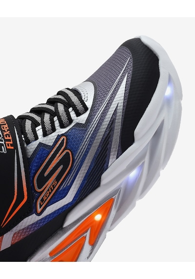 Skechers Flexglow Ultra Büyük Erkek Çocuk Siyah Işıklı Spor Ayakkabı 400139l Bksl Siyah
