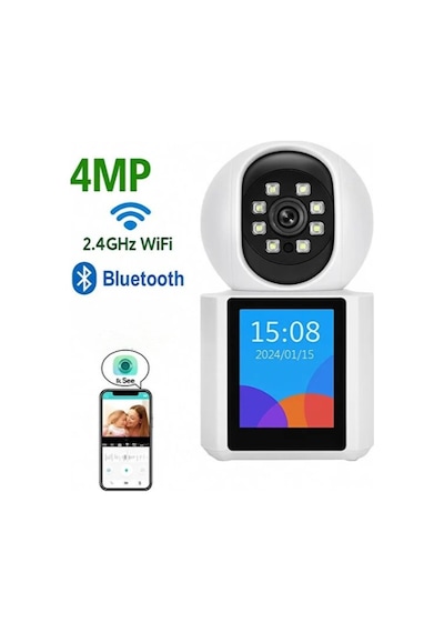 Akıllı Ev Kamerası 2.4 Ghz Açık Bej
