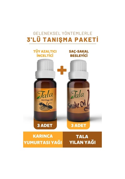 Karınca Yumurtası Yağı- Yılan Yağı Tanışma Paketi