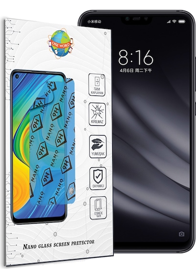 Xiaomi Mi 8 Lite Nano Ekran Koruyucu Kırılmaz Esnek Cam
