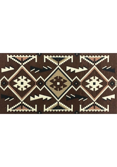 Shark Anadolu Kilim Kahve Renkli