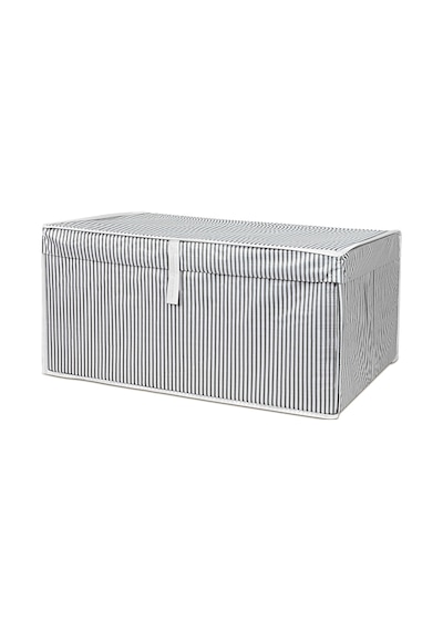 5'li Set Kapaklı Çok Amaçlı Hurç Saklama Kutusu Organizer Mega 60 X 40 X 30 Cm Gri Gri