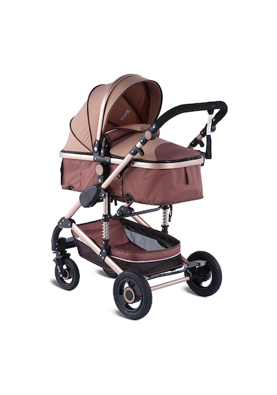 Baby Storch - Seyahat Sistem Bebek Arabası 3 İn 1 - Kahve/gold Renk