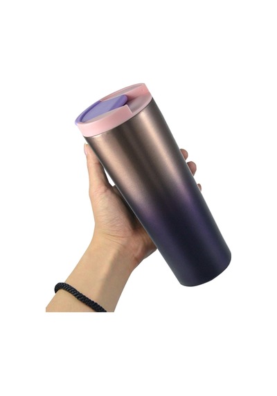 Komple 304 L Çelik Pembe 6 Oz 473 Ml Kahve Termos Mug Cin227pm