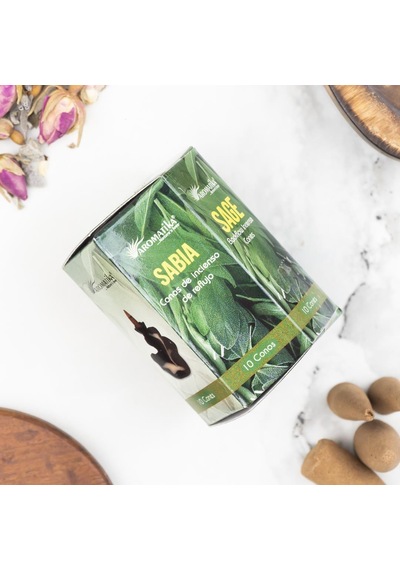 Aromatika Adaçayı Aromalı Geri Akışlı Şelale Tütsü Backflow