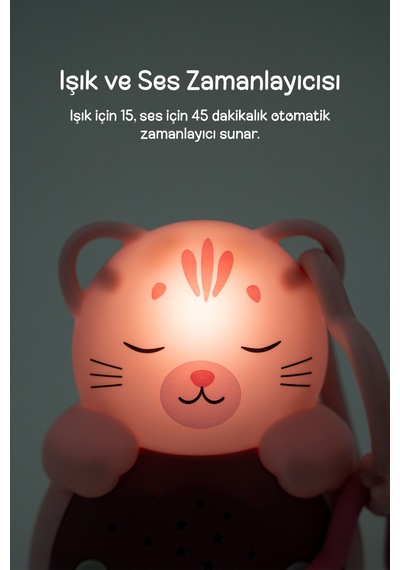 Cloud-b Ağlama Sensörlü Taşınabilir Kedi Uyku Arkadaşı 13x8,6x4 CM