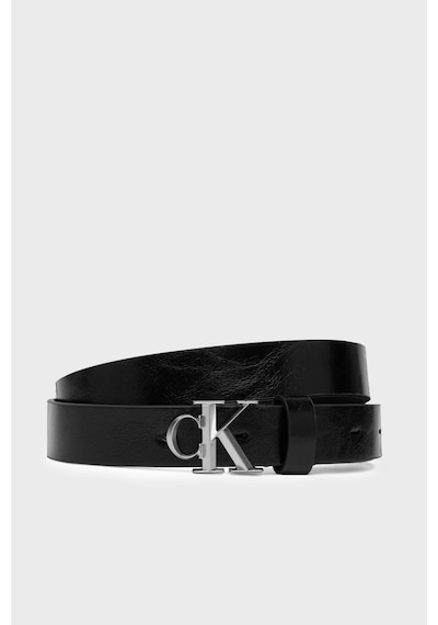 Calvin Klein Deri Logolu Kemer Lv04f7122gr3h Bayan Kemer Lv04f7122g R3h Siyah