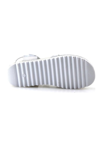 Papuçcity Arzen 02413 Orto Pedik Kız Çocuk Sandalet Ayakkabı Gümüş