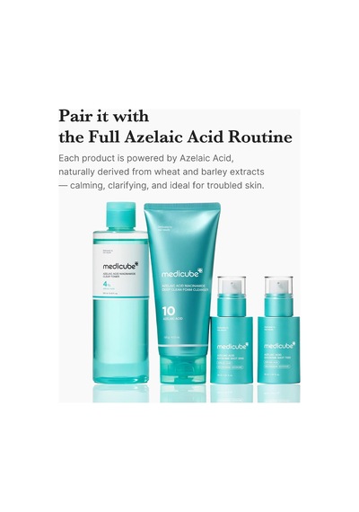 Azelaic Acid Niacinakarın Bölgesi Clarifying Toner Troubled Skin Care, Purifying & Calming İçin İdeal %4 Azelaik A
