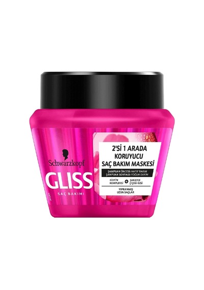 Gliss Supreme Length - Koruyucu 2'si 1 Arada Maske 300 Ml X12 Adet