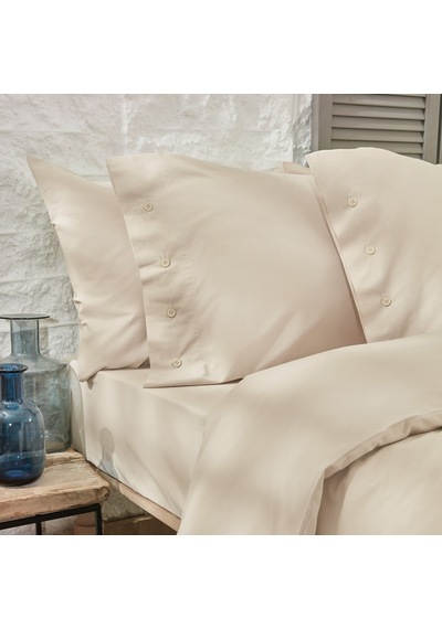 Yataş Bedding Plain Tek Kişilik Ranforce Nevresim Takımı- Bej