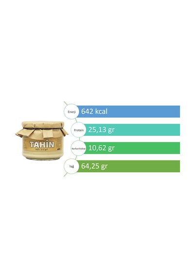 Laçoko Şekersiz Vegan İnce Öğütülmüş Susam Tahin Cam Kavanoz 2 x 275 G
