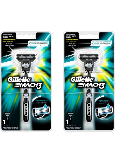 Gillette Mach3 Tıraş Makinesi 2'li