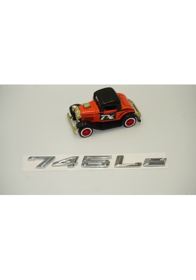 Bmw 745Le Bagaj Krom Metal 3M 3D Yazı Logo
