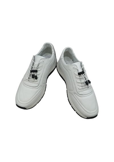 Hakiki Deri Lastikli Bağcıklı Çok Rahat Ve Şık Eva Taban Günlük Sneaker Spor Ayakkabı Beyaz Hakiki Deri Lastikli Bağcıklı Çok Rahat Ve Şık Eva Taban Günlük Sneaker Spor Ayakkabı Beyaz
