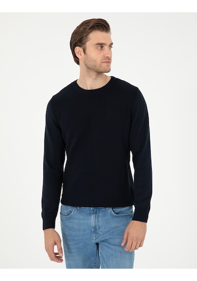 Pierre Cardin Erkek Lacivert Kazak /triko 50296451-vr033 Lacivert