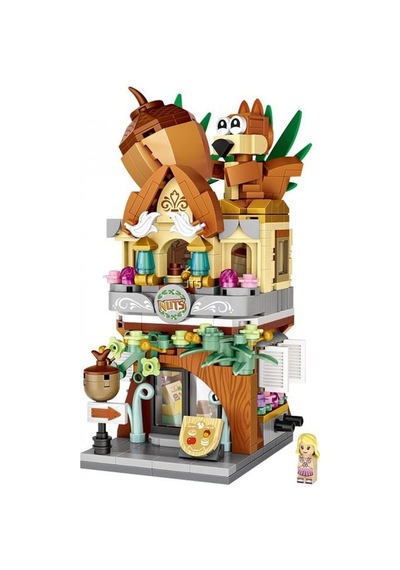 Loz 485 Parça Sincap Fındık Shop Eğitici  Mini Yapı Taşları 1
