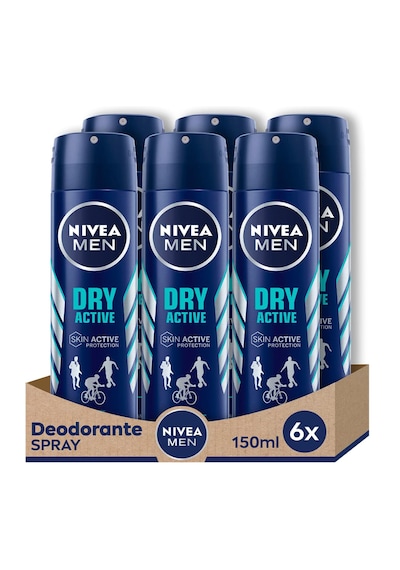 Nivea Dry Fresh Erkek Sprey Deodorant 6 x 150 ML