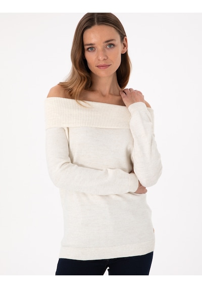 Pierre Cardin Kadın Ekru Kazak /triko 50290587-vr019 Ekru