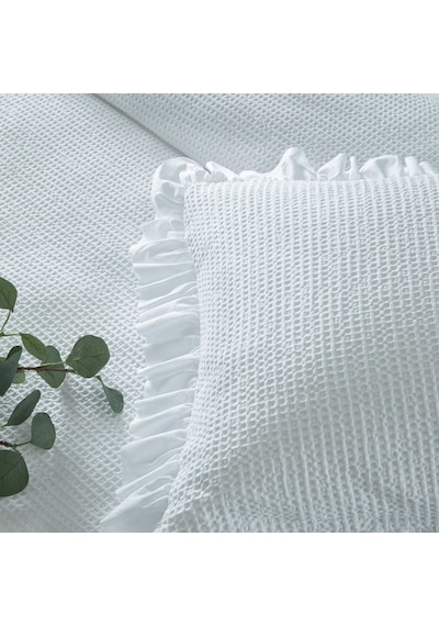 Linens Bsp Çift Kişilik Yatak Örtüsü Seti Beyaz