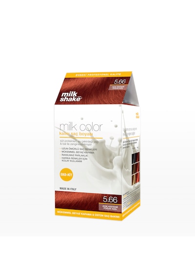 Milk Shake Milk Color Eko-kit Açık Kestane Yoğun Kızıl -5.66 Köp