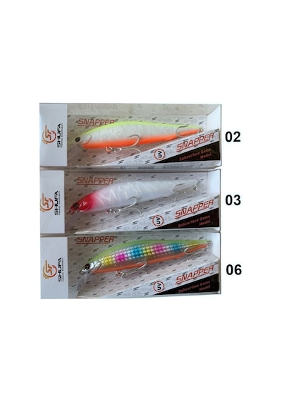 Shufa Snapper 11cm 14gr Sinking Maket Yem