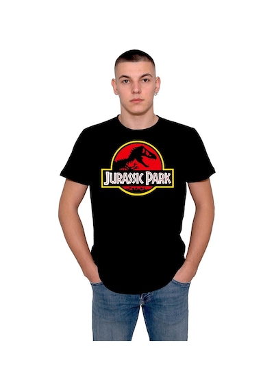Jurassic Park Logo Dinazor Araştırmacı Tişört Unisex T-shirt 001