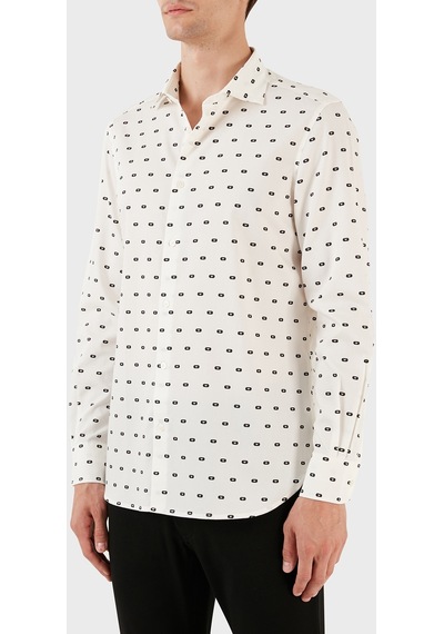 Emporio Armani Erkek Gömlek 6r1c86 1nmvz F1e7 Beyaz