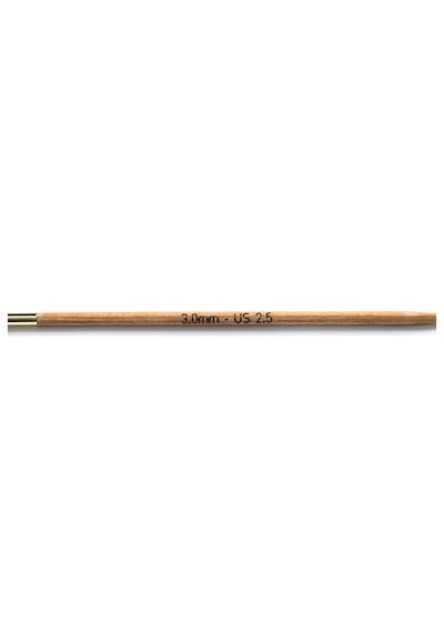 Knitpro Zing Değiştirilebilir Misinalı Şiş Seti 13 Cm Basix Beech Normal I.chng Ndl -3.00mm 35631