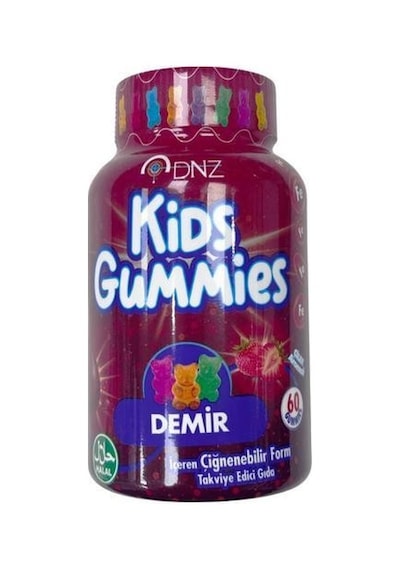 Gummies Kids Demir 60 Adet Dnz