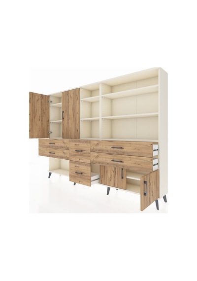 Arges Dolap 10 Raflı 6 Çekmeceli 4 Kapaklı 220x30x163 Aytaşı-çam Atlas Çam - Aytası Arges Dolap 10 Raflı 6 Çekmeceli 4 Kapaklı 220x30x163 Aytaşı-çam Atlas Çam - Aytası