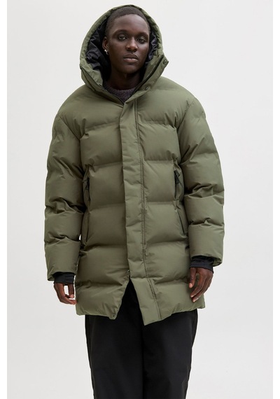 Jack & Jones Erkek Şişme Mont Haki