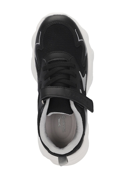 Slazenger PARIS Çocuk Cırt Cırtlı Siyah Sneaker