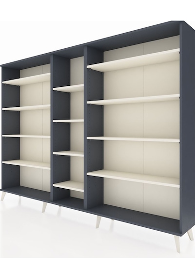 Arges Dolap 11 Raflı 220x30x163 Antrasit-antrasit/aytaşı Antrasıt/aytası - Antrasıt Arges Dolap 11 Raflı 220x30x163 Antrasit-antrasit/aytaşı Antrasıt/aytası - Antrasıt