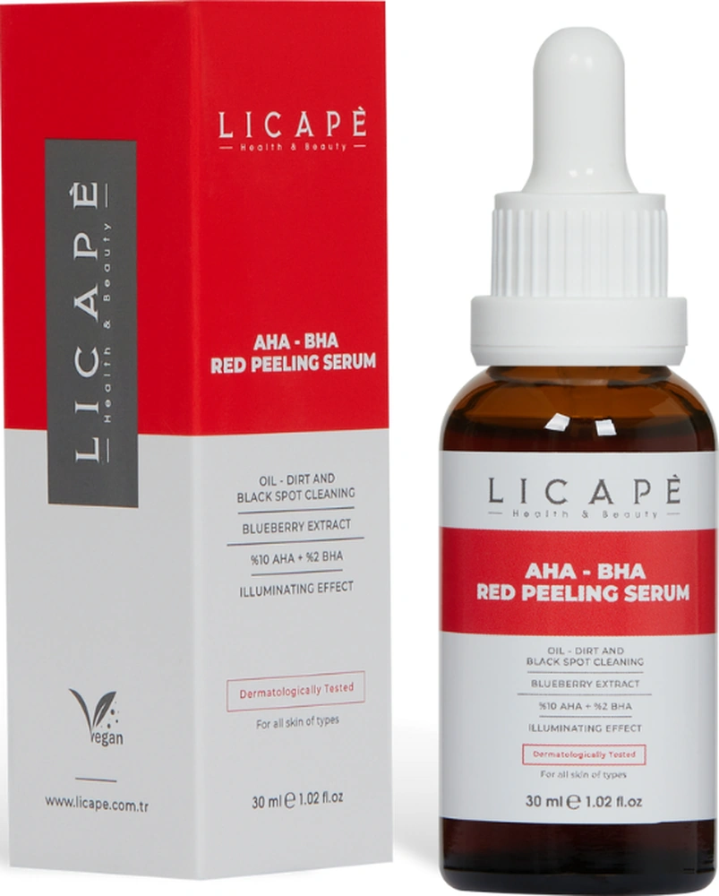 Licape Cilt Canlandırıcı %10 Aha - %2 Bha Red Peeling Serum