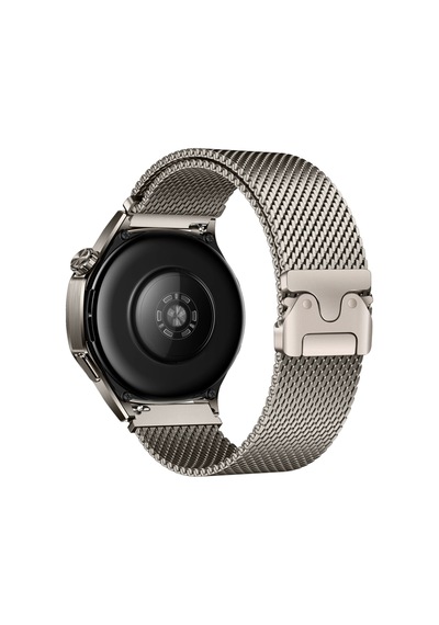 Samsung Uyumlu Galaxy Watch 3 45mm Kdk Krd-25 Metal Hasır Kordon - Gümüş