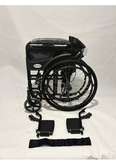 Bemor Ds-24pr Manuel Tekerlekli Sandalye Katlanabilir Hafif Çelik Şase 100 Kg Engelli & Hasta Taşıma