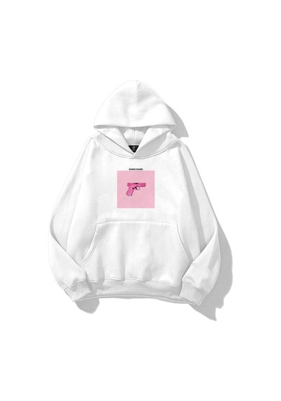 Startmore Kadın Gang Gang Sweatshirt Beyaz Beyaz