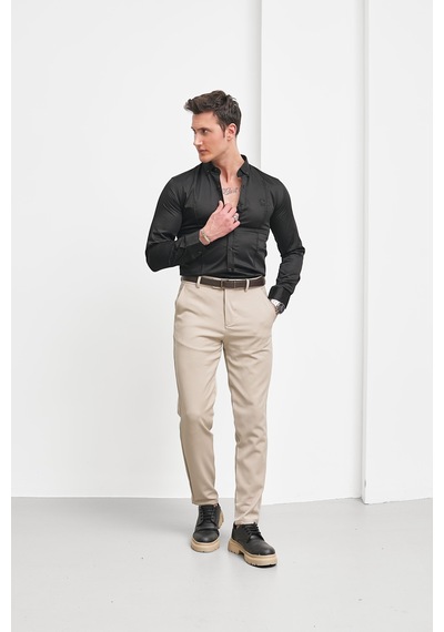 Modefendi Regular Fit Gömlek Siyah